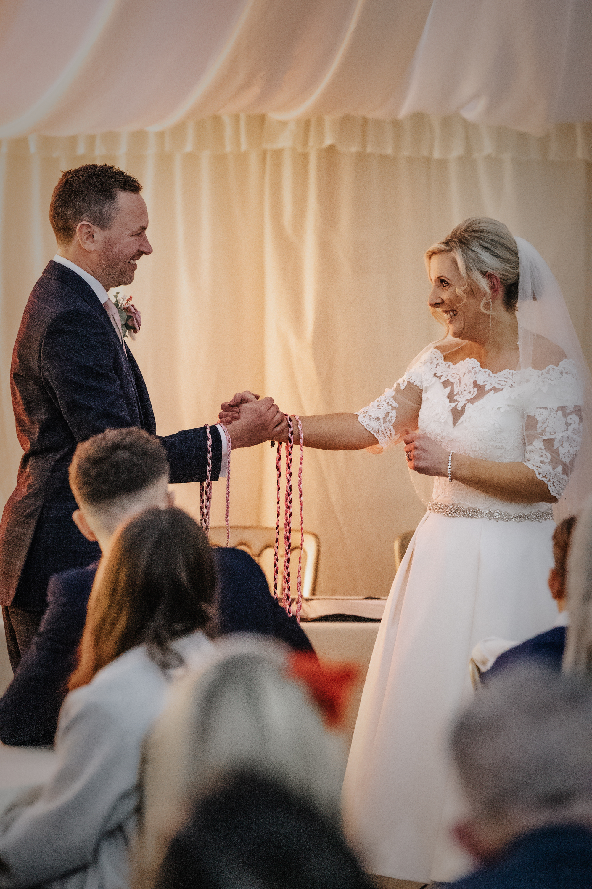Deb Reed Celebrant Colchester Essex, performing the ceremony at Lauren and Tristans wedding.